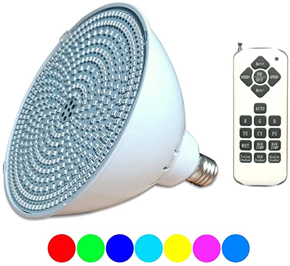 LED Pool Light 120V 35W with Remote Control Color Changing Bulb Replacement for Inground Pool