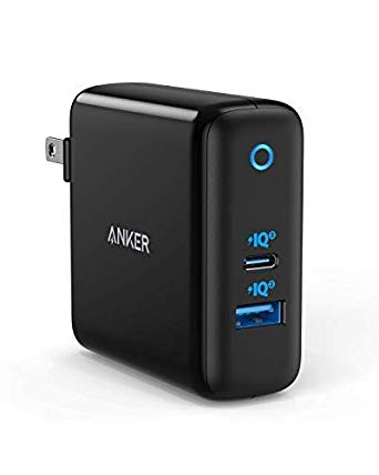 Anker 60W PIQ 3.0&GaN Tech USB C Charger, PowerPort Atom III (2 Ports) [One for All] Compact Type-C Charger (PIQ 2.0 USB-A Port), for USB-C Laptops, MacBook, iPad Pro, iPhone, Galaxy, Pixel and More