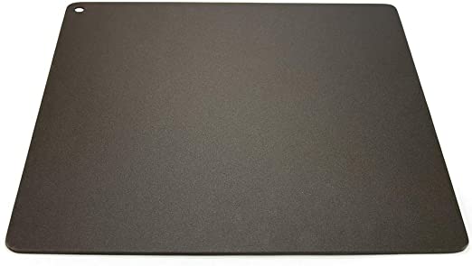 Pizzacraft PC6302 Square Steel Baking Plate for Kitchen or Barbeque Grill, Black