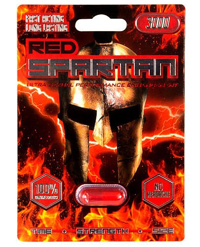Red Spartan 3000 - Male Enhancement Sex Pill - All Natural Performance