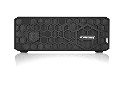 ECHTPower HoneyBox Ultra Portable Hi-Fi Wireless Bluetooth Speaker - Super Bass and Surprising Sound Quality, 10 Hours of Playing Time, Connected to 33 Feet Away, Suitable for Any Bluetooth-enabled Device [iPhone 6/6Plus/6s/ 6s plus, iPad 2/3/4,iPad Air/Air 2, Samsung Galaxy S6/S6 Edge, Nexus series, Laptop, Desktop, other Smartphones and Tablets]
