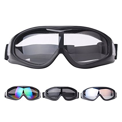 Ski Goggles, COOLOO Skate glasses with UV Protection, Wind Resistance, Anti-Glare Lens & Dust-proof Insulation