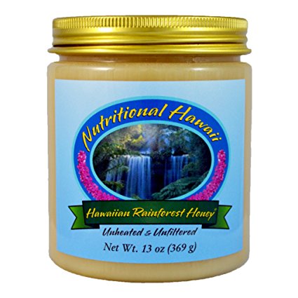 Hawaiian Rainforest Honey, 13 Ounce (Raw Honey)