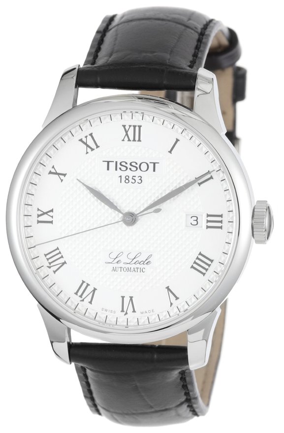 Tissot Mens TIST41142333 Le Locle Analog Display Swiss Automatic Black Watch