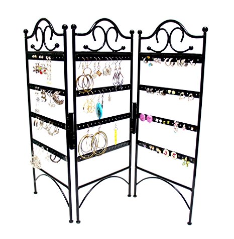 Mango Steam 3-Panel Jewelry Organizer for Hanging Earrings