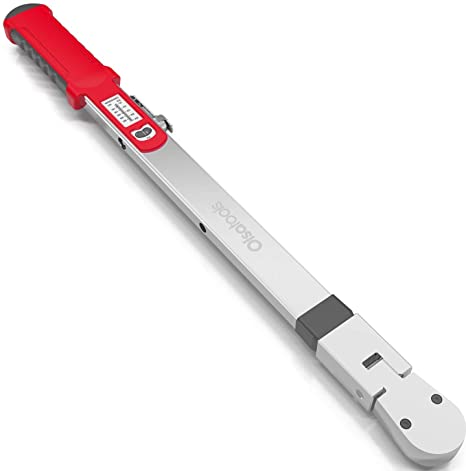Olsa Tools Split Beam Torque Wrench, 1/2 inch Drive, -+4% Accuracy (50-250 ft-lb Torque Range) | Flat Flex Head Ratchet | Professionally Certified, Calibrated and Accurate | Professional Grade