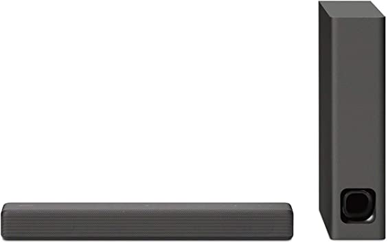 Sony Mini Sound bar with Wireless Subwoofer Black (HTMT300/B) with Sound Bar with Hi-Res Audio and Wireless Streaming