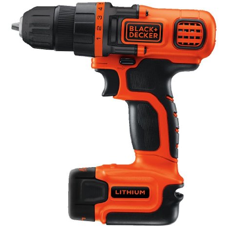 Black & Decker LDX112C 12-Volt MAX Lithium-Ion Drill/Driver with 1 Battery