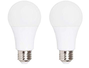 Ciata Lighting LED Smart Emergency Light Bulb with Rechargeable Battery Back-up - Intelligent Lighting, Lasts 3-4 Hours During Power Outage - Extra Hook for Camping, Outdoor - 900 Lumens Bulbs- 2 Pack