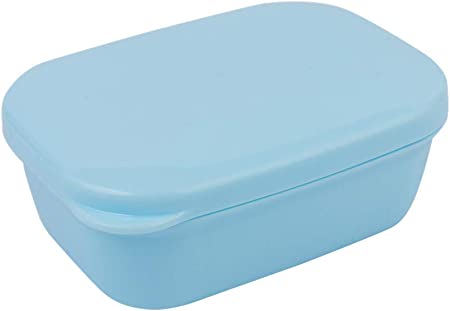 Thelivingstar Portable Plastic Bar Soap Case Holder soap Travel Container Home Outdoor Hiking Camping Travel Home Bathroom Soap Dish Soap Box (Square case-SkyBlue)