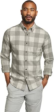 Eddie Bauer Men's Favorite Classic Fit Flannel-Plaid