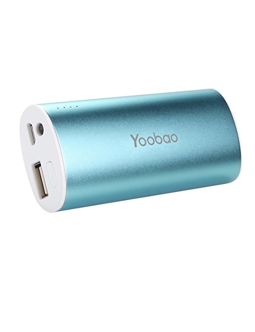 Yoobao YB6012 5200mAh Slim Portable Charger External Battery Pack Power Bank for Oneplus 3/2/1 and More (Blue)