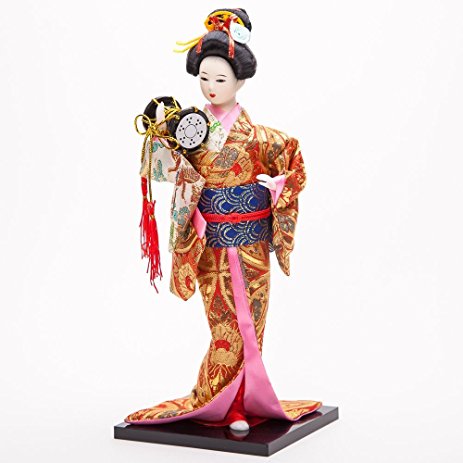 "12"" Japanese GEISHA Oriental Doll ZS1029-12"