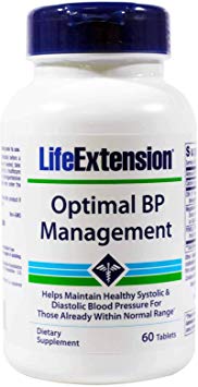 Life Extension Optimal BP Management 60 Tablets (Pack of 2)