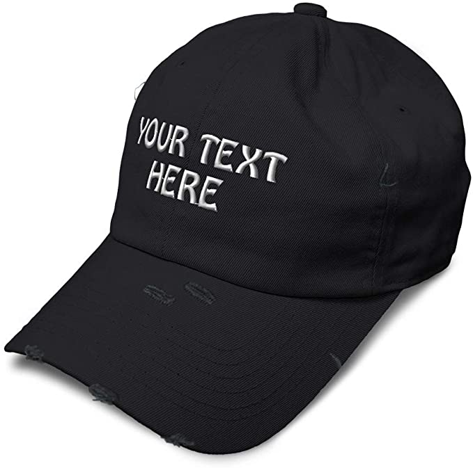 Soft Baseball Cap Custom Personalized Text Cotton Dad Hats for Men & Women