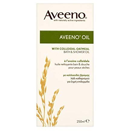 Aveeno Oil Bath & Shower Oil with Colloidal Oatmeal, 250ml