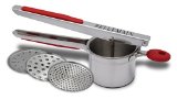 Bellemain Stainless Steel Potato Ricer with 3 Interchangeable Fineness Discs