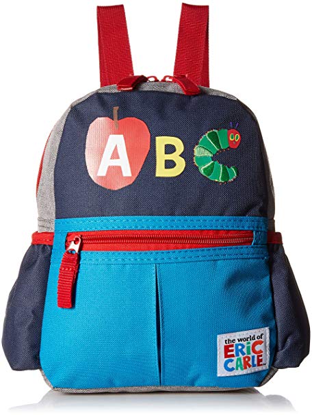 Eric Carle Backpack with Safety Harness Leash, ABC, The Very Hungry Caterpillar Child Baby Toddler Travel