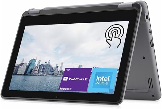 Dell Latitude 3140 2-in-1 Laptop, 11.6" HD Touchscreen - Intel Quad-Core Pentium N200 (Beat i5-8250U), 8GB RAM, 128GB SSD, Wi-Fi 6, Windows 11 Pro (Renewed)