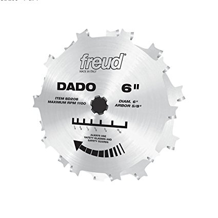 Freud 6 In. Professional Stacked Dado (SD206)