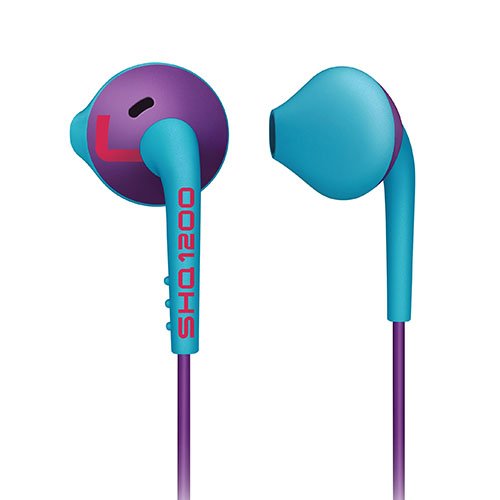 Philips SHQ1200PP/28 ActionFit Sports In-Ear Headphones, Purple