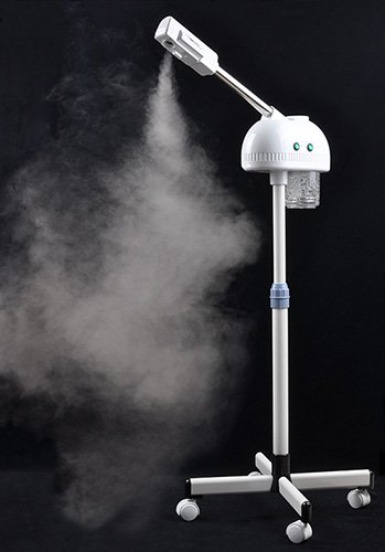 Free Standing Facial Steamer Hug Flight® professional Humidifier Sterilize cleanser device Cleaning Pores clear blackheads Acne Personal Sauna SPA System Skin Care Facial Atomizer Facial Hydration