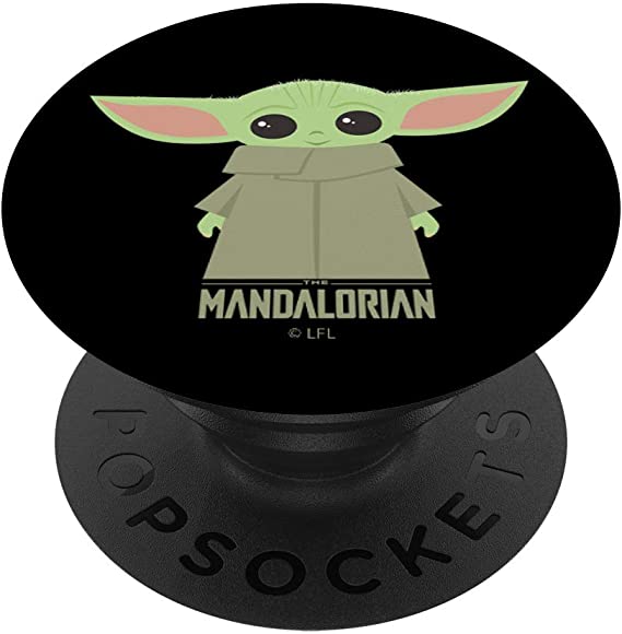 Star Wars The Mandalorian The Child Simple Stance Portrait PopSockets PopGrip: Swappable Grip for Phones & Tablets