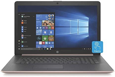 2020 HP Laptop Computer, Intel Quad-Core i5-8265U Up to 3.9GHz, 8GB DDR4 RAM, 256GB PCIe SSD, 17.3" Touchscreen, DVD, Bluetooth 4.2, AC WiFi, USB 3.1, HDMI, Windows 10 Home, Gold