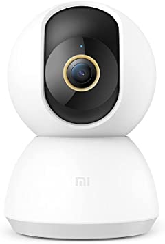 Xiaomi Mi 360° Home Security Camera 2K, Mi Smart IP Camera 2K 360 Angle Video CCTV WiFi Night Vision Wireless Webcam Surveillance Camera Baby Monitor, White