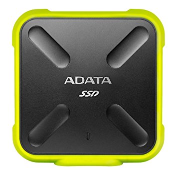 ADATA SD700 3D NAND 256GB Ruggedized Water/Dust/shock Proof External Solid State Drive Yellow (ASD700-256GU3-CYL)