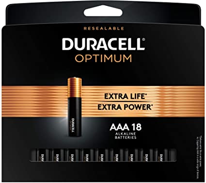 Duracell Optimum AAA Batteries | 18 Count | Long Lasting Triple A Battery | Alkaline AAA Battery