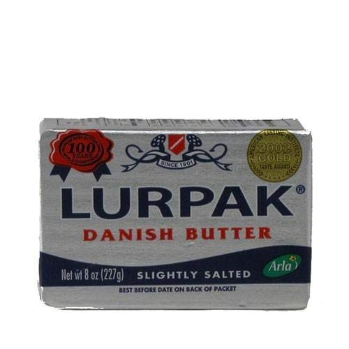 Danish Lurpak Butter - Unsalted (8 ounce)