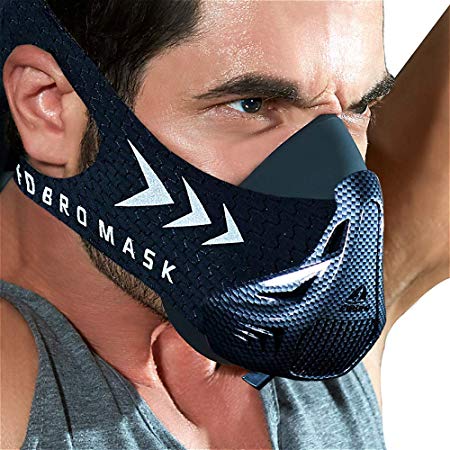 FDBRO Workout Training Mask Sports Masks High Altitude Training Conditioning Workout Mask 2.0 Box Phantom Mask