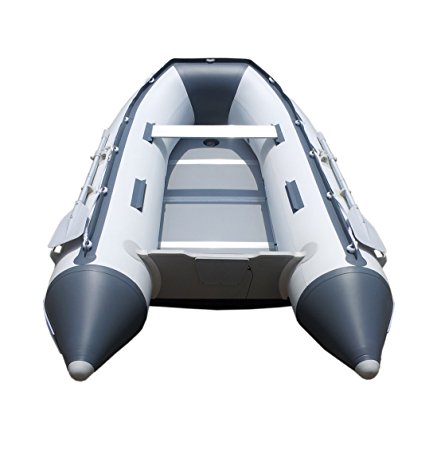 Newport Vessels 10-Feet 6-Inch Newport Inflatable Sport Tender Dinghy Boat - USCG Rated (White/Gray)