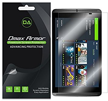 [3-Pack] Dmax Armor- NVIDIA SHIELD Tablet / Tablet K1 Anti-Glare & Anti-Fingerprint Screen Protector - Lifetime Replacements Warranty- Retail Packaging