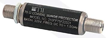 TII-210 Coaxial Broadband In-Line Surge Suppressor (TII-210FF75F225-31)