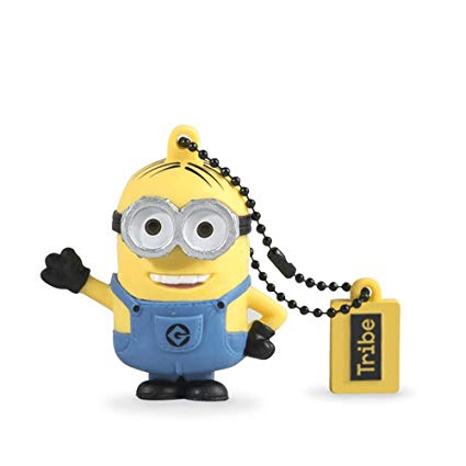 Tribe Minions Dispicable Me Pendrive Figure 8 GB USB Flash Drive 2.0 with keyring, Memory Stick Data Storage, Gift Idea - Dave