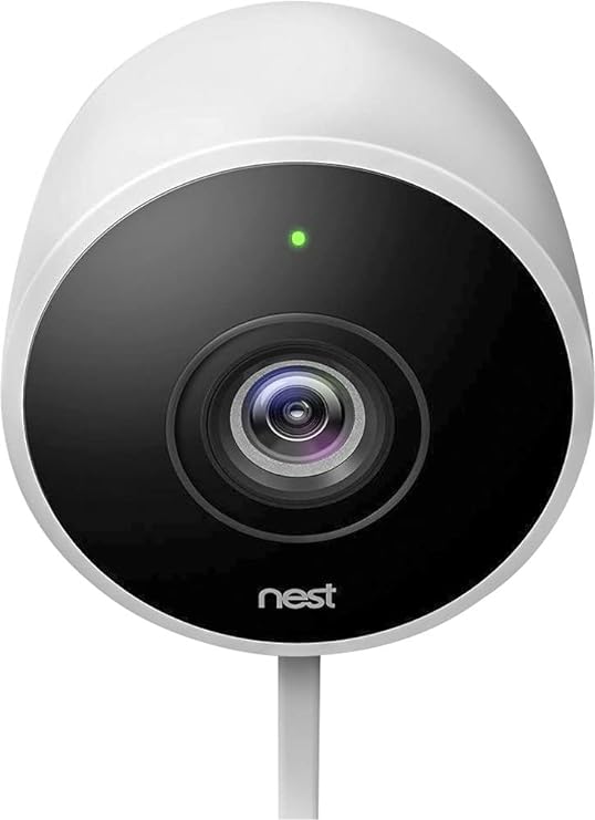 Google Nest Cam Wired Outdoor Camera with Secure Nano-Magnet Mounting Kit