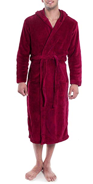 Verabella Men's & Women's Ultra-Soft Plush Bath Robes w/Hoodie