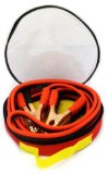 200 Amp 10 Gauge No Tangle Battery Booster Cables 12 Feet with Free Travel Case Jumper Cables Extra Long 12ft