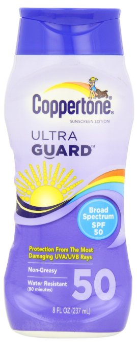 Coppertone UltraGuard Lotion SPF 50, 8 oz