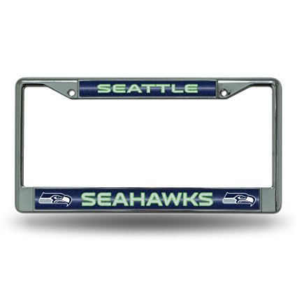 NFL Bling Chrome License Plate Frame
