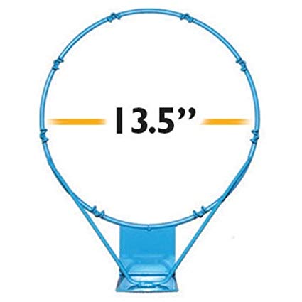 Dunnrite PoolSport Stainless Steel 13.5" Replacement Basketball Rim Light Blue