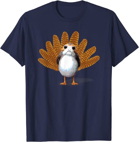 Star Wars Porg Thanksgiving Turkey T-Shirt