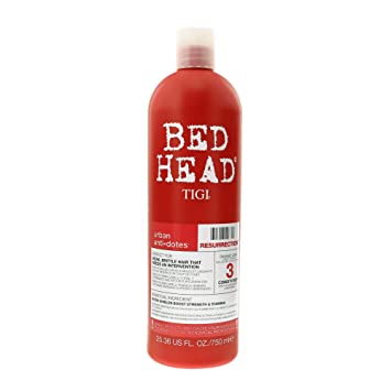 TIGI Bed Head Urban Anti dotes Resurrection Conditioner, Damage Level 3 - For Weak Brittle Hair, Boosts & Strengthens Hair, Deep Hydration Therepy, 25.36 oz (Pack of 3)