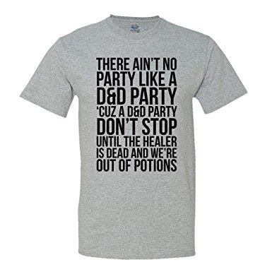 Minty Tees Ain't No Party Like A D&D Party Men's T-Shirt