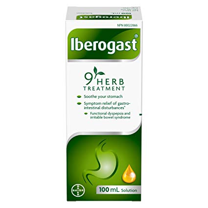 Iberogast 9 Herb Treatment, Gastro-intestinal Disturbance Symptom Relief, 100ml