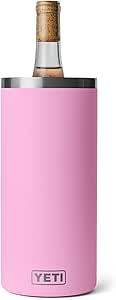 YETI Rambler Wine Chiller, Fits Most Wine Bottles, Power Pink