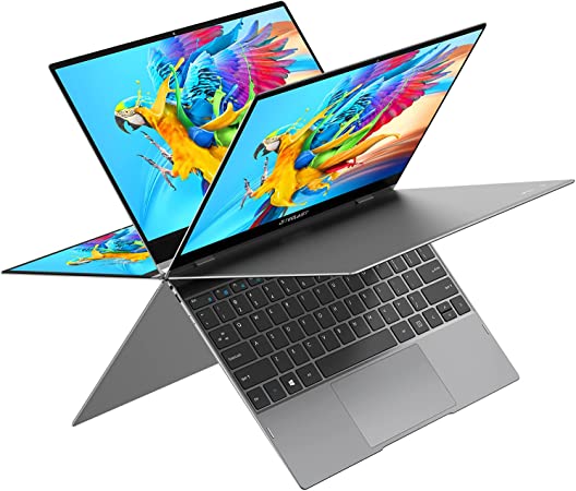 TECLAST F6 Air Laptop 13.3 Pollici 360 ° Convertible PC-Portatile 8GB RAM 256GB SSD(1TB Espandibili), Windows 10/11 Computer Portatile Notebook, Intel N4100 Fino 2.4GHz, FHD 1920x1080/USB/WiFi/Type C