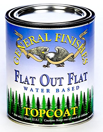 General Finishes Flat Out Flat Topcoat, Pint